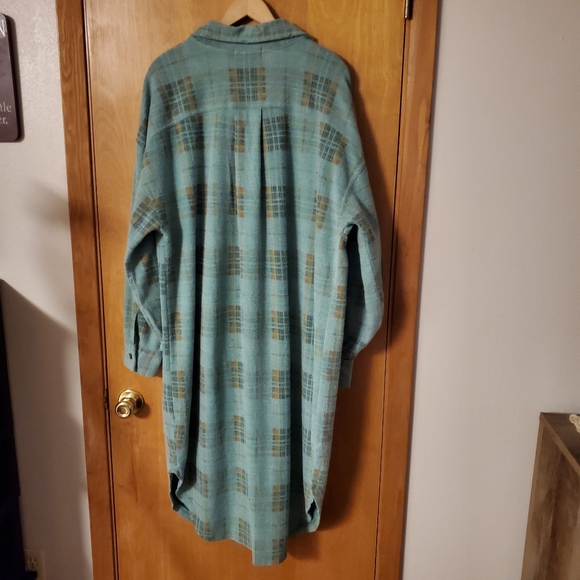 Free People Long Plaid Ruby Jacket - Picture 5 of 6